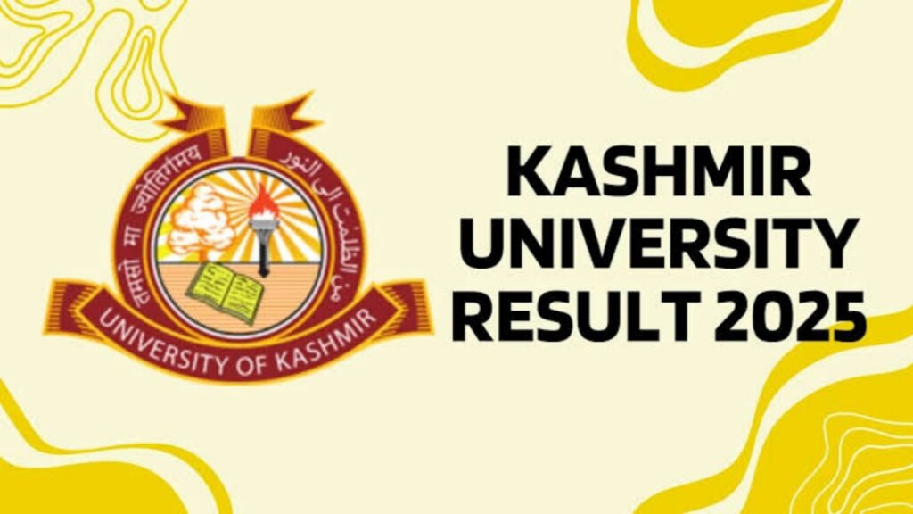 University of Kashmir Result 2025 Declared – Check Now