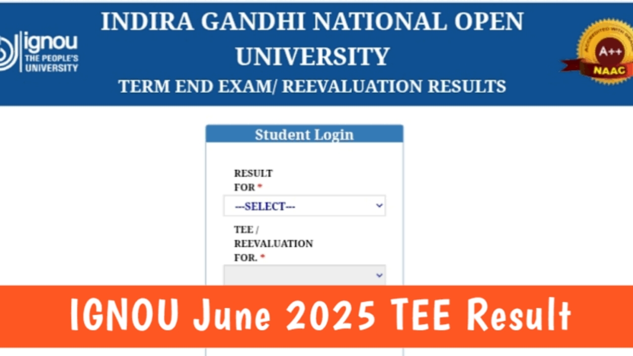 IGNOU June 2025 Exam Results Coming Soon